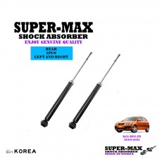 Kia Rio JB 2005-2011 Rear Left And Right Supermax Gas Shock Absorbers
