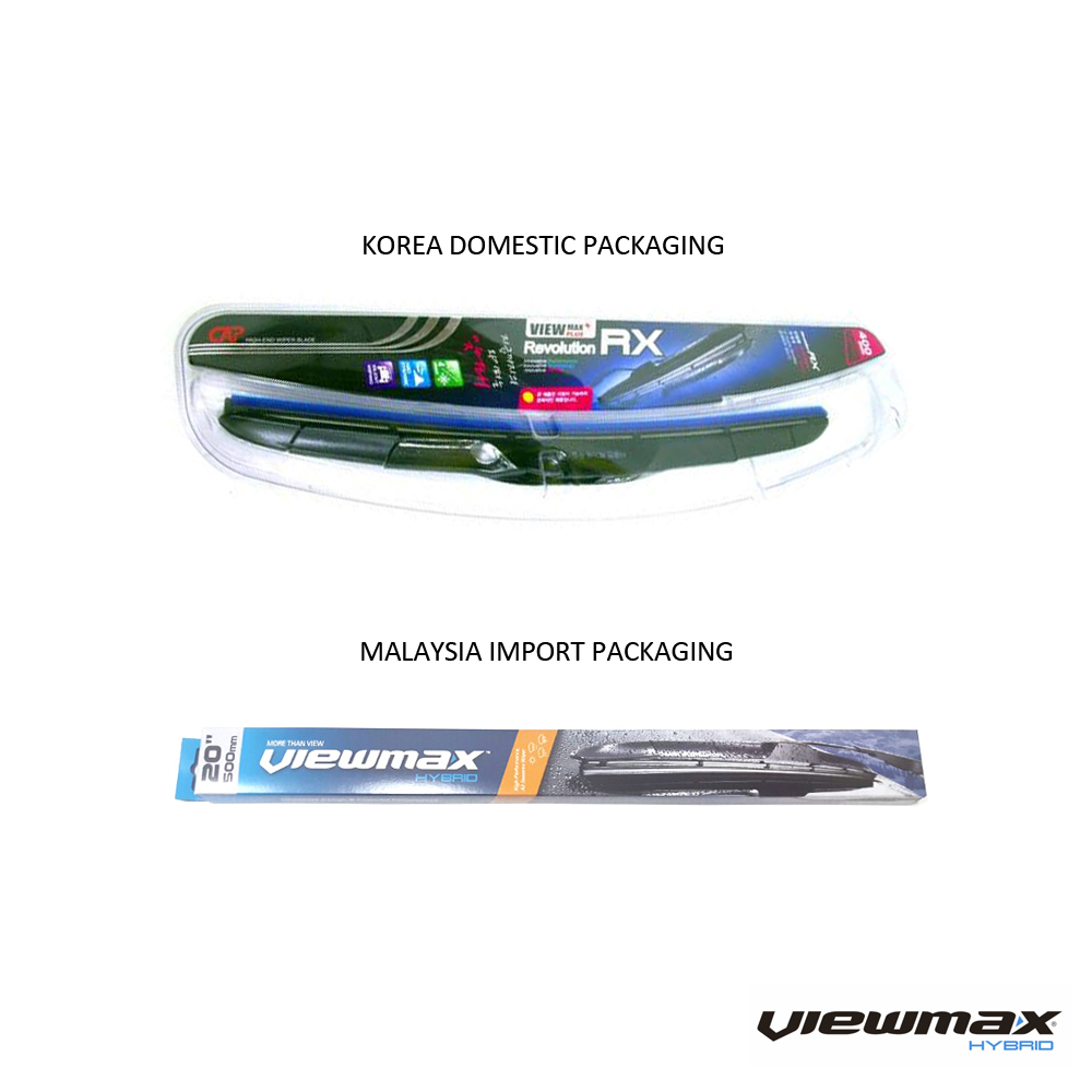 Naza Ria CAP ViewMax Revolution RX Hybrid Windshield Wiper Blades 16